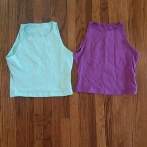 American Apparel crop tanks